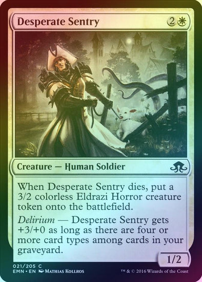 Desperate Sentry (Foil) (EMN) available at 401 Games Canada