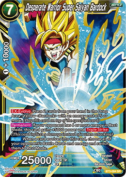 Desperate Warrior Super Saiyan Bardock - BT3-084 - Super Rare available at 401 Games Canada