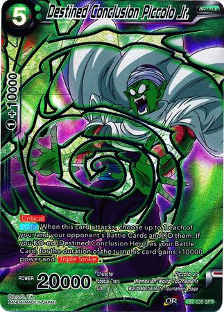 Destined Conclusion Piccolo Jr. - TB2-039 - Special Rare (SPR) available at 401 Games Canada