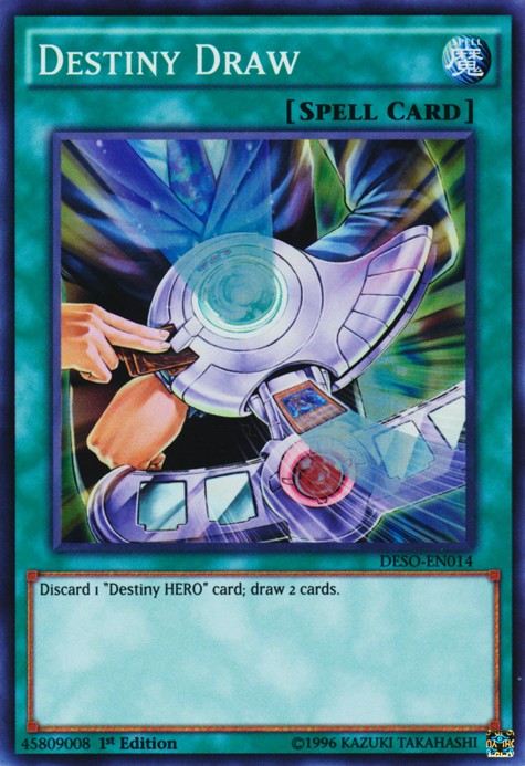 Destiny Draw - DESO-EN014 - Super Rare - 1st Edition available at 401 Games Canada