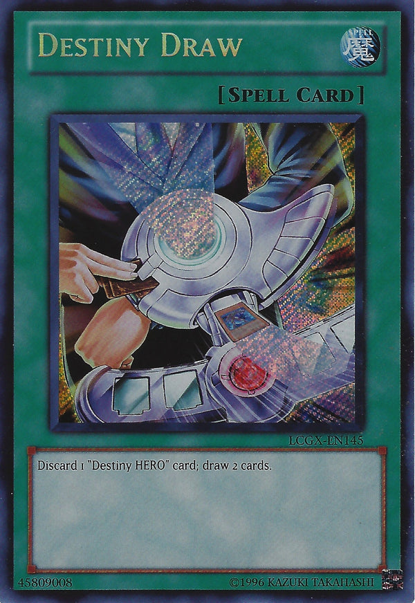 Destiny Draw - LCGX-EN145 - Secret Rare - Unlimited available at 401 Games Canada