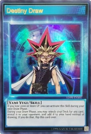 Destiny Draw - YDPR-ENS01 - Ultra Rare - 1st Edition (Skill Card) available at 401 Games Canada