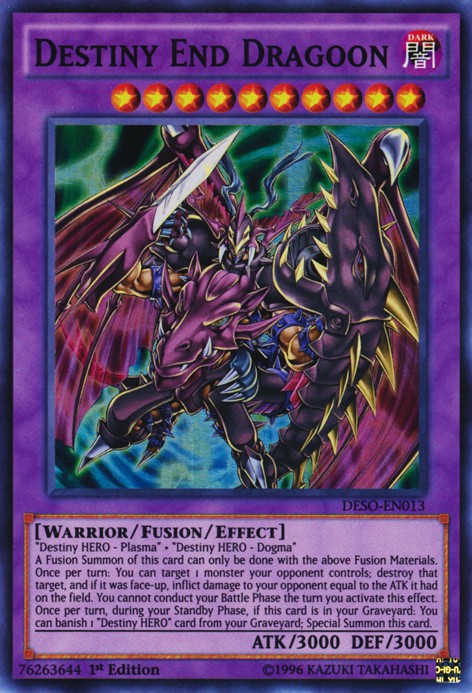 Destiny End Dragoon - DESO-EN013 - Super Rare - 1st Edition available at 401 Games Canada
