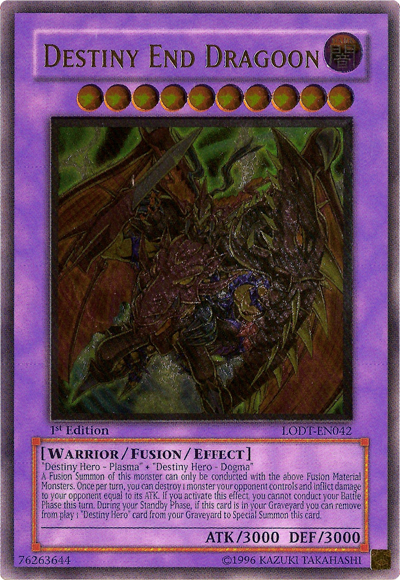Destiny End Dragoon - LODT-EN042 - Ultimate Rare - 1st Edition available at 401 Games Canada