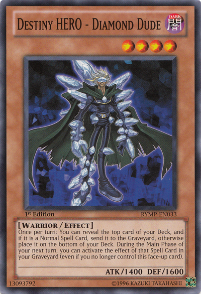 Destiny HERO - Diamond Dude - RYMP-EN033 - Common - 1st Edition available at 401 Games Canada