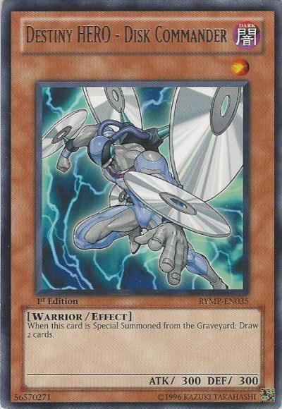 Destiny HERO - Disk Commander - RYMP-EN035 - Rare - 1st Edition available at 401 Games Canada