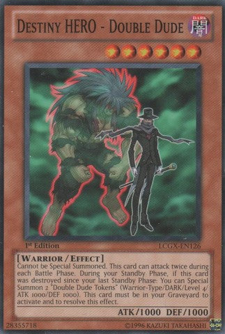 Destiny HERO - Double Dude - LCGX-EN126 - Common - 1st Edition available at 401 Games Canada