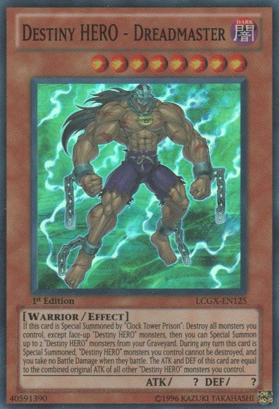 Destiny HERO - Dreadmaster - LCGX-EN125 - Super Rare - 1st Edition available at 401 Games Canada