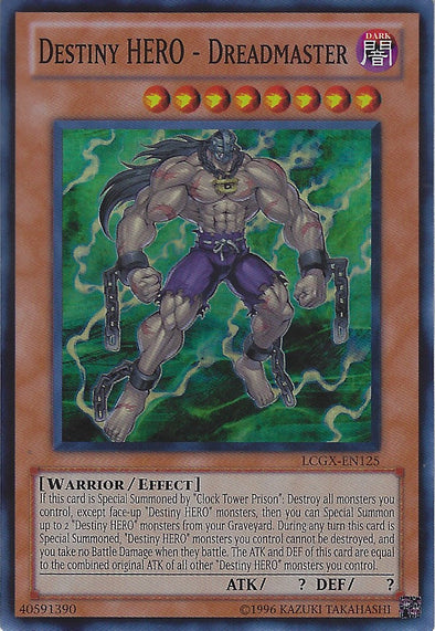 Destiny HERO - Dreadmaster - LCGX-EN125 - Super Rare - Unlimited available at 401 Games Canada