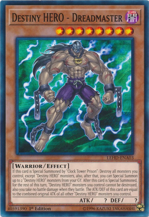 Destiny HERO - Dreadmaster - LEHD-ENA03 - Common - 1st Edition available at 401 Games Canada