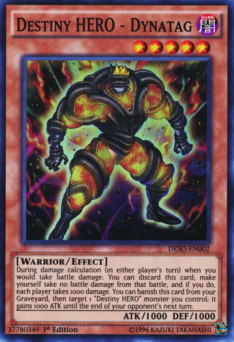 Destiny HERO - Dynatag - DESO-EN002 - Super Rare - 1st Edition available at 401 Games Canada