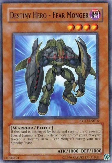Destiny HERO - Fear Monger - POTD-EN016 - Common - Unlimited available at 401 Games Canada
