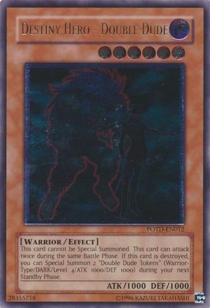 Destiny Hero - Double Dude - POTD-EN012 - Ultimate Rare - Unlimited available at 401 Games Canada