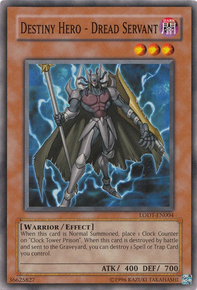 Destiny Hero - Dread Servant - LODT-EN004 - Common - Unlimited available at 401 Games Canada