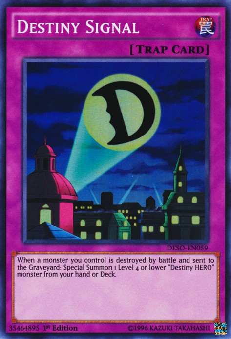 Destiny Signal - DESO-EN059 - Super Rare - 1st Edition available at 401 Games Canada