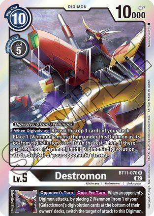 Destromon - BT11-070 - Rare available at 401 Games Canada