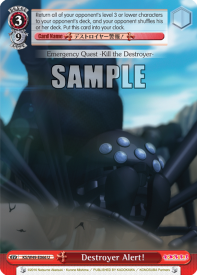 Destroyer Alert! - KS/W49-E066 - Uncommon available at 401 Games Canada