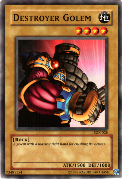 Destroyer Golem - SDK-028 - Common - Unlimited available at 401 Games Canada