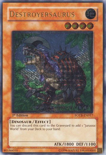Destroyersaurus - FOTB-EN017 - Ultimate Rare - 1st Edition available at 401 Games Canada