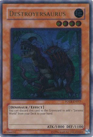 Destroyersaurus - FOTB-EN017 - Ultimate Rare - Unlimited available at 401 Games Canada