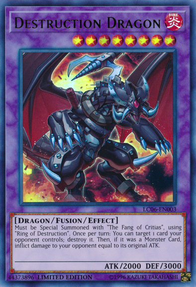 Destruction Dragon - LC06-EN003 - Ultra Rare - Limited Edition available at 401 Games Canada