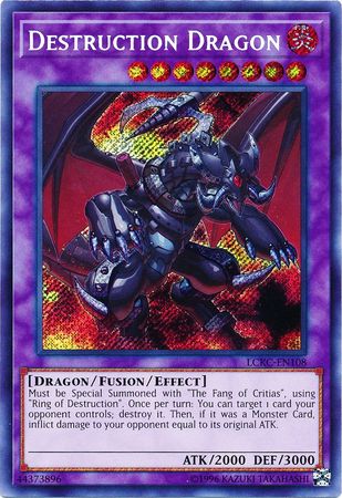 Destruction Dragon - LCKC-EN108 - Secret Rare - Unlimited available at 401 Games Canada