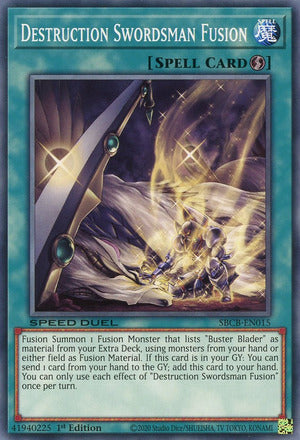 Destruction Swordsman Fusion - SBCB-EN015 - Common - 1st Edition available at 401 Games Canada