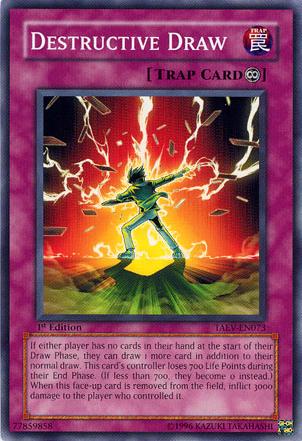 Destructive Draw - TAEV-EN073 - Common - 1st Edition available at 401 Games Canada