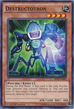 Destructotron (Shatterfoil) - BP03-EN049 - Shatterfoil Rare - 1st Edition available at 401 Games Canada