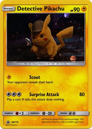 401 Games Canada - Detective Pikachu - SM170 - Promo 401 Games Canada - Detective Pikachu - SM170 - Promo