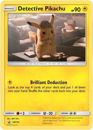 Detective Pikachu - SM194 - Holo Promo available at 401 Games Canada