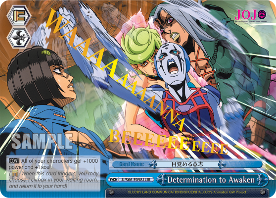 Determination to Awaken - JJ/S66-E098J - JoJo Rare available at 401 Games Canada