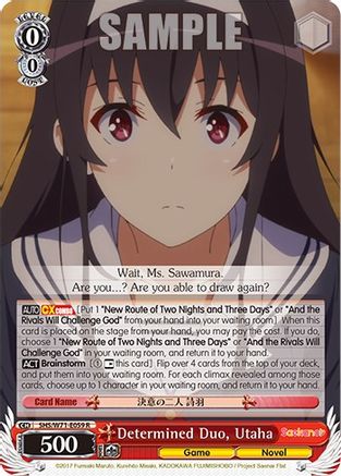 Determined Duo, Utaha - SHS/W71-E059 - Rare available at 401 Games Canada