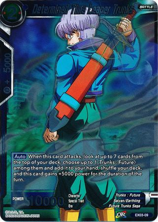 Determined Time Leaper Trunks - EX03-09 - Expansion Rare (Foil) available at 401 Games Canada