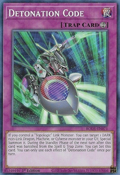 Detonation Code - BODE-EN071 - Common - 1st Edition available at 401 Games Canada