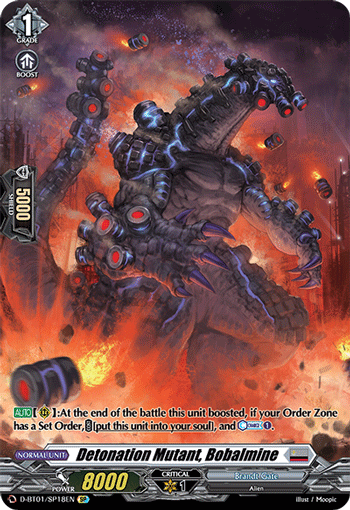 Detonation Mutant, Bobalmine - D-BT01/SP18 - SP available at 401 Games Canada