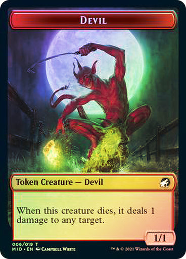 Devil // Spirit (Foil) (MID Token)