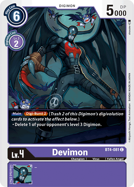 Devimon - BT4-081 - Common available at 401 Games Canada