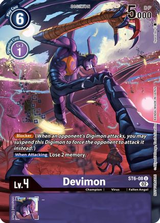 Devimon (Digimon Illustration Competition Pack) - ST6-08 - Uncommon available at 401 Games Canada