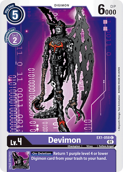 Devimon - EX1-058 - Common available at 401 Games Canada