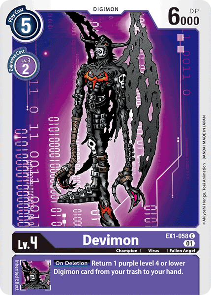 Devimon - EX1-058 - Common available at 401 Games Canada