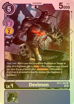 Devimon (Foil) - BT11-080 - Uncommon available at 401 Games Canada