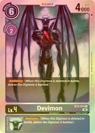 Devimon (Resurgence Booster Reprint) - BT2-074 - Uncommon (Foil) available at 401 Games Canada