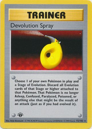 Devolution Spray - 72/102 - Rare - 1st Edition available at 401 Games Canada