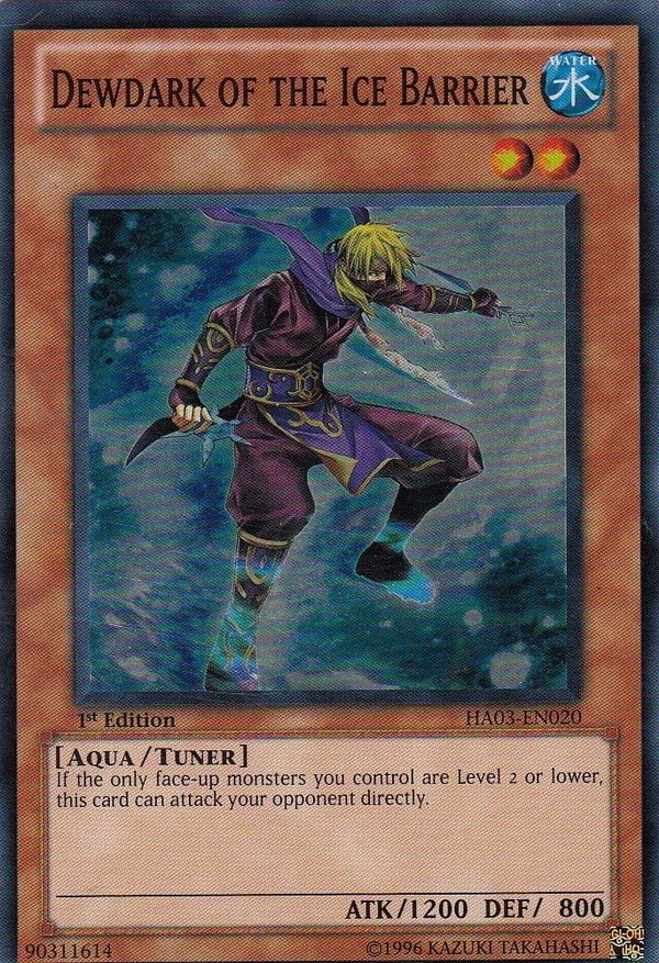 Dewdark of the Ice Barrier - HA03-EN020 - Super Rare - 1st Edition available at 401 Games Canada