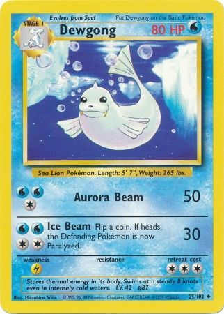 Dewgong - 25/102 - Uncommon - Unlimited available at 401 Games Canada