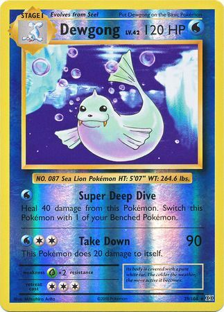 Dewgong - 29/108 - Rare - Reverse Holo available at 401 Games Canada