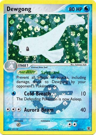 Dewgong - 3/112 - Holo Rare - Reverse Holo available at 401 Games Canada