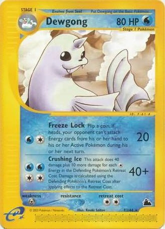 Dewgong - 7/144 - Rare available at 401 Games Canada