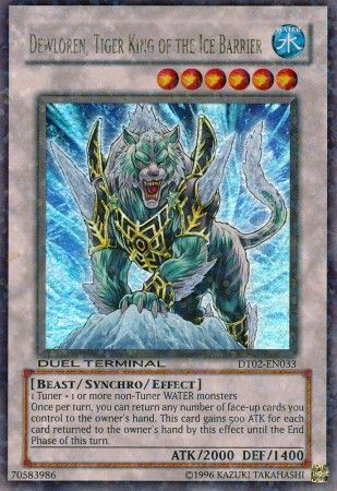 Dewloren, Tiger King of the Ice Barrier - DT02-EN033 - Ultra Parallel Rare available at 401 Games Canada